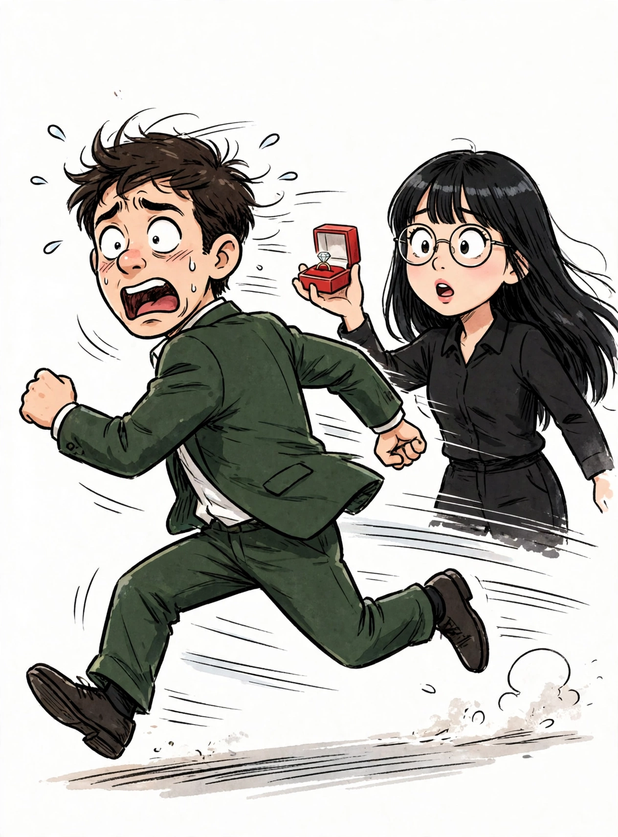 Tibo runs from the proposal